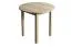 Runder Massivholz Esstisch 80x80 cm Kiefermassiv, Farbe: Natur Abbildung