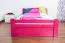 Bett 120 x 200 cm Buche massiv Rosa Abbildung