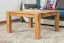 Sofatisch Clubtisch Loungetisch Couchtisch Eiche Massivholz Farbe: Natur 45x80x80 cm Abbildung