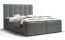 Doppelbett mit modernen Design Pirin 83, Farbe: Grau - Liegefläche: 160 x 200 cm (B x L)