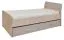 Schublade für Kinderbett / Jugendbett Koa, Farbe: Eiche / Beige - Abmessungen: 26 x 94 x 199 cm (H x B x L)