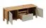 TV-Unterschrank Braianik 12 in Eiche Wotan /  Beige, Füße: 36 mm, Griff aus Metall, 1 Ablegefach, 2 Türen, 2 Fächer, 1 Schublade, 49 x 138 x 40 cm