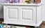 Truhe Kiefer massiv Vollholz Weiß 181 – Abmessung 50 x 87 x 46 cm (H x B x T)