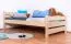 Bettrahmen für Kinder / Kinderbett 90 x 200 cm | Massivholz: Buche | Natur Lackiert Abbildung