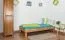 Eiche Futonbett 90 x 200 cm geölt Abbildung