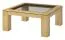 Clubtisch Couchtisch Wohnzimmertisch Eiche Massivholz Farbe: Natur 48x90x90 cm Abbildung