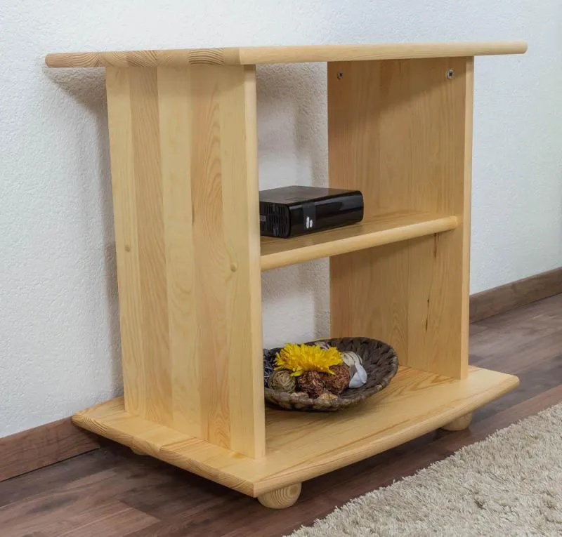 TV-Unterschrank Massivholz Farbe: Natur 60x60x45 cm  Abbildung