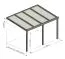 Terrassenüberdachung XL 02, Dach: 10 mm Glas klar, Grundfläche: 16,28 m² - Abmessungen: 400 x 407 cm (B x L)