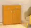 Kommode Kebumen 26, Farbe: Erle - Abmessungen: 90 x 80 x 40 cm (H x B x T)