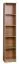 Bücherregal Fafe 07, Farbe: Eiche Riviera - Abmessungen: 185 x 36 x 34 cm (H x B x T)
