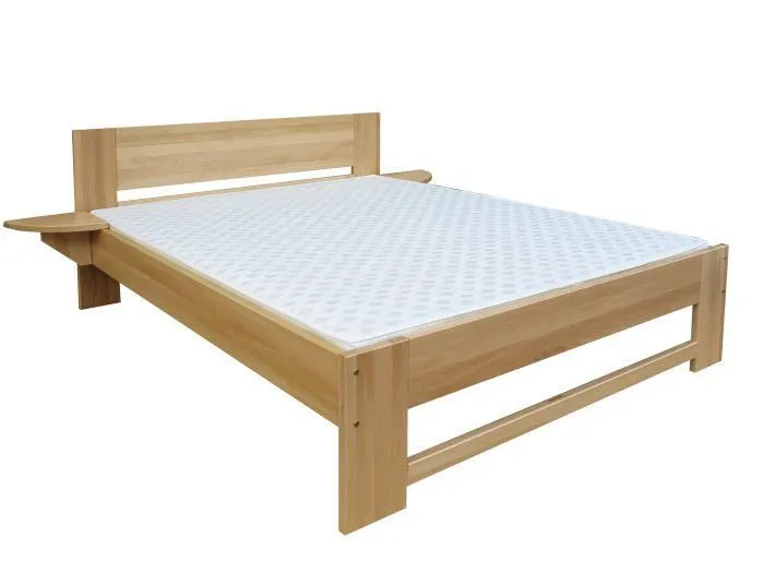 Buche Bettgestell 160 x 200 cm Natur Abbildung
