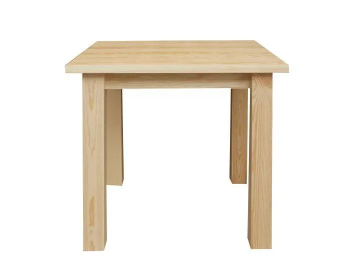 Esstisch 90x90 cm Kiefer massiv, Farbe: Natur Abbildung