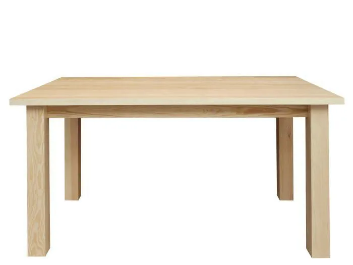 Esstisch Esszimmertisch 80x200 cm Kiefer massiv, Farbe: Natur Abbildung