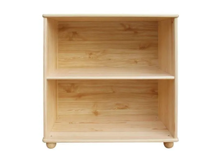 Standregal, 80 cm breit, Kiefer Holz-Massiv, Farbe: Natur Abbildung