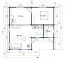 Ferienhaus F25 mit Terrasse, Unterstand u. Schlafboden | 65,7 m² | 70 mm Blockbohlen | Naturbelassen | Fenster 1-Hand-Dreh-Kippsystematik
