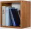 Hängeregal / Wandregal Kiefer massiv Vollholz Eichefarben Rustikal Junco 291C - 30 x 30 x 20 cm (H x B x T)