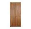 Moderner Kleiderschrank mit Soft Close System Fazenda 01, Oberfläche geölt / gewachst, Dunkelbraun, Eiche teilmassiv, Maße: 222 x 104 x 61 cm