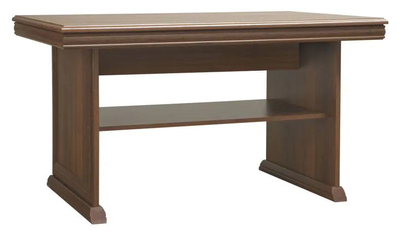 Couchtisch Sentis 21, Farbe: Dunkelbraun - 53 x 125 x 65 cm (H x B x T)