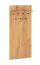 Garderobe Lautela 06, Farbe: Eiche - Abmessungen: 138 x 60 x 24 cm (H x B x T)