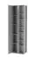 Schrank / Regal Fricourt 04, Mintgrün / Eiche dunkel, 195 x 55 x 40 cm, mit 12 Fächern, ABS-Kanten, hochwertig verarbeitet, stabil und qualitativ hochwertig