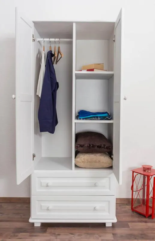 Schrank, Farbe: Weiß 190x80x60 cm Abbildung