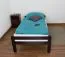 Kinderbett / Jugendbett "Easy Premium Line" K1/1n, Buche Vollholz massiv Schokobraun - Maße: 90 x 200 cm
