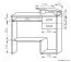 Schreibtisch Banjaran 28, Farbe: Erle - Abmessungen: 75 x 90 x 60 cm (H x B x T)