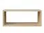 Hängeregal / Wandregal Kiefer massiv Vollholz natur Junco 293 - Abmessungen: 25 x 60 x 20 cm (H x B x T)