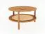 Couchtisch Wellsford 50 Wildeiche massiv geölt - Abmessungen: 80 x 80 x 35 cm (B x T x H)