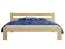 Doppelbett Encamp 32, Kiefer Vollholz massiv, Farbe: Naturbelassen Kiefer - Liegefläche: 180 x 200 cm (B x L)