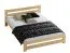Doppelbett Nagol 37, Kiefer Vollholz massiv, Farbe: Kiefer - Liegefläche: 180 x 200 cm (B x L)