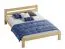 Doppelbett Encamp 32, Kiefer Vollholz massiv, Farbe: Naturbelassen Kiefer - Liegefläche: 180 x 200 cm (B x L)