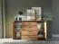 Sideboard / Kommode mit vier Schubladen Dagali 06, zwei Türen, Farbe: Eiche / Schwarz, Soft-Close Funktion, vier Fächer, ABS-Kantenschutz