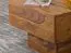 Quadratischer Beistelltisch aus Sheesham Massivholz, Farbe: Sheesham - Abmessungen: 30 x 44 x 44 cm (H x B x T), mit massivem Standbein