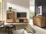 Sideboard / Kommode mit vier Schubladen Dagali 06, zwei Türen, Farbe: Eiche / Schwarz, Soft-Close Funktion, vier Fächer, ABS-Kantenschutz