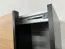 Kleiderschrank / Schiebetürenschrank | ABS-Kantenschutz | 2 Kleiderstangen | 6 Fächer | 2 Schiebetüren | 245,5 x 110 x 64 cm | Farbe: Schwarz | Soft-Close