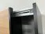 Kleiderschrank / Schiebetürenschrank | ABS Kantenschutz | 2 Kleiderstangen | 245,5 x 130 x 64 cm | Farbe: Schwarz | 6 Fächer | 2 Schiebetüren