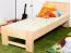 Kinderbett / Jugendbett Buche massiv Vollholz natur 111, inkl. Lattenrost - 80 x 200 cm (B x L)