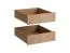 Schrankset für Ankleidezimmer - Set B Aarwangen | Farbe: Eiche Piccini | Maße: 308,5 x 55 x 234 cm | offener Kleiderschrank | 3 Kleiderstangen | für Schlafzimmer