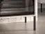 Sideboard | Kaschmir | inkl. LED-Beleuchtung | 3 Schubladen | Push-to-open Funktion | 160 x 40 x 86 cm | 4 Fächer | Kommode | 1 Glastür mit Aluminiumrahmen