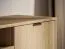 TV-Unterschrank | Farbe: Eiche Mavelie | 2 Drehtüren | 1 Kipptür | Soft-Close Funktion | 1 Kabeldurchführung | 4 Fächer | 150 x 33 x 53 cm | TV-Möbel