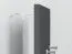 Garderobe Fjends 07, Farbe: Anthrazit - Abmessungen: 102 x 34 x 3 cm (H x B x T)