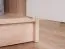 Schlafzimmer - Kleiderschrank, Farbe: Weiß / Eiche - Abmessungen: 190 x 150 x 56 cm (H x B x T)