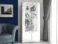 Vitrine Sydfalster 01, Farbe: Weiß / Weiß Hochglanz - Abmessungen: 191 x 87 x 41 cm (H x B x T), mit 4 Türen und 5 Fächern