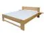 Buche Massivholz Bettgestell 160 x 200 cm Natur Abbildung
