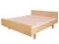 Buche Bettgestell 160 x 200 cm Natur Abbildung