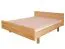 Bettrahmen für Kinder / Kinderbett 140 x 200 cm | Massivholz: Buche | Natur Lackiert Abbildung