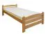 Bettrahmen für Kinder / Kinderbett 80 x 200 cm | Massivholz: Buche | Natur Lackiert Abbildung