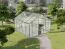 Gewächshaus Chicoree XL10, HKP 6 mm, Grundfläche: 10,4 m² - Abmessungen: 360 x 290 cm (L x B)