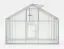 Gewächshaus - Glashaus Radicchio XL9, Wände: 4 mm gehärtetes Glas, Dach: 6 mm HKP mehrwandig, Grundfläche: 8,40 m² - Abmessungen: 290 x 290 cm (L x B)